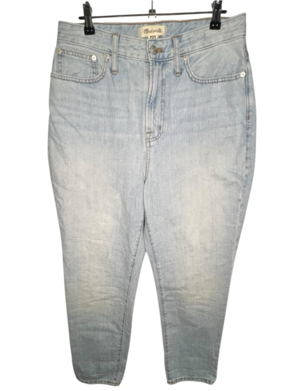 Madewell Light-wash Curvy Perfect Vintage Jeans High Rise Mom Style Denim